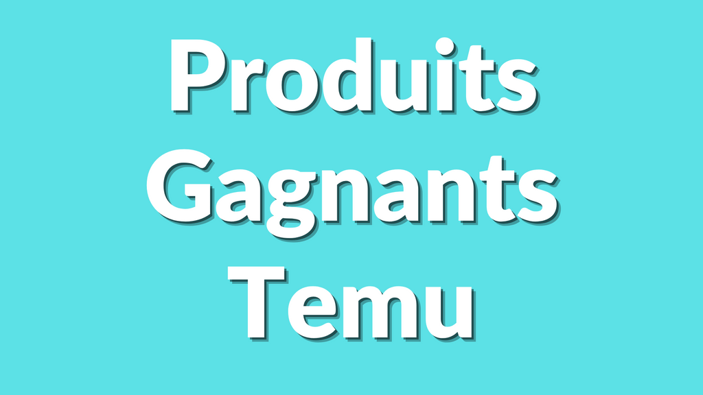 35 Produits Temu méga rentables en 2025 (achat revente)