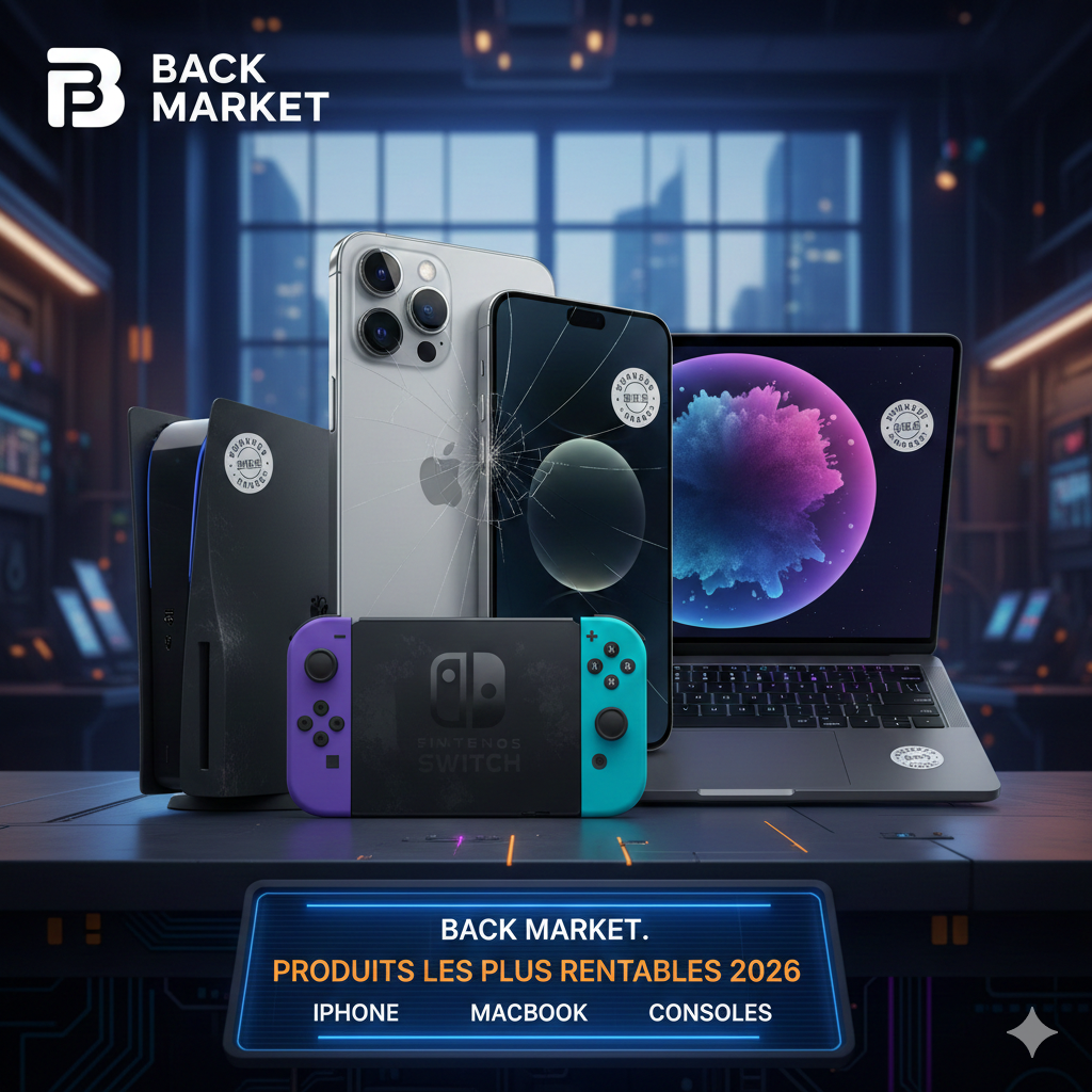 Produits les plus rentables sur Back Market en 2026 (iPhone, MacBook ...