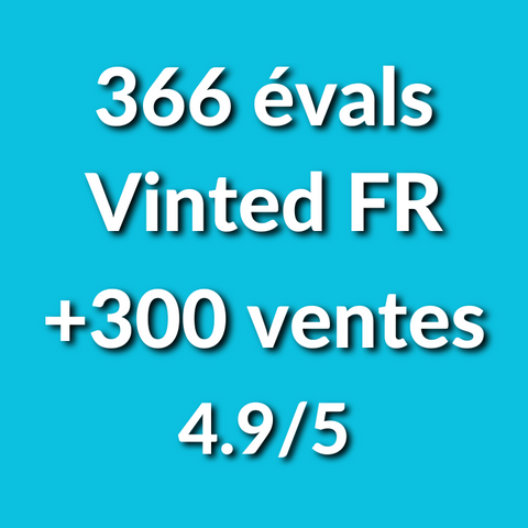 Compte Vinted France à vendre : 366 Évaluations, +300 ventes, 4.9/5