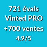 Excellent Compte Vinted à Vendre : 721 Évaluations, Pro, 281 Abonnés (GROS Potentiel)