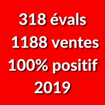 Compte Ebay France Pro à vendre (RARE) : 318 Avis, 1188 ventes, 100% positif (2019)
