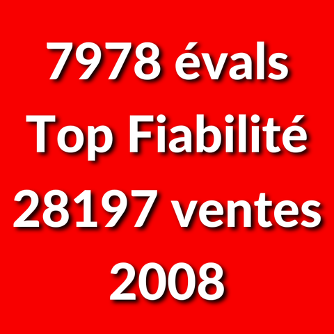 À VENDRE : Boutique eBay Professionnelle Exceptionnelle (France) – 7978 évaluations, créée en 2008