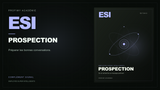 Couverture ESI Prospection, formation pour qualifier ses contacts et préparer ses messages avec l’IA — Profimy Académie.