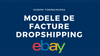Modèle de Facture Dropshipping pour Ebay